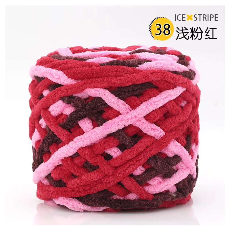 Picture of Ice Strip Thread Single Strand Thick Stick Needle Thread Knitting Blanket Slipper Thread Scarf Hat Scarf Thread Manufacturer Wholesale Worsted