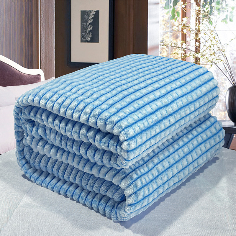 Picture of Milk fleece blanket office nap coral fleece blanket flannel children's small blanket summer air conditioning blanket wholesale
