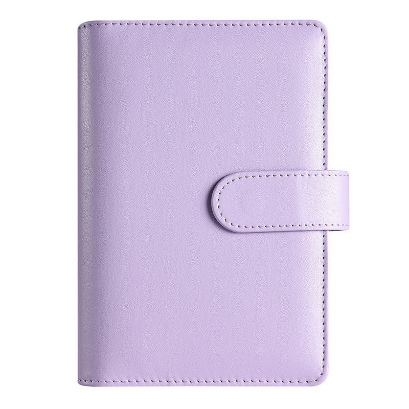 Picture of A6 Binder Cross-Border Creative Notebook Wholesale Zipper Bag Macaron Pu Leather Cash Budget Notebook