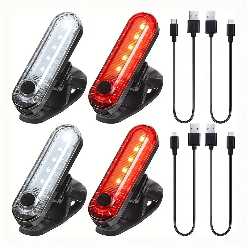 056 Bicycle Tail Light Outdoor Cycling USB Charging Led High Brightness Night Riding Safety Waterproof Warning Light Tail Light