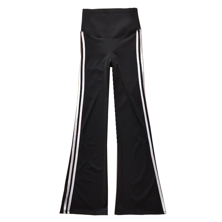 Picture of High-Waisted Slightly Flared Shark Pants Leggings Plus Size Fat mm Plus Fat Enlarged Yoga Pants 100kg Can Be Worn Outside to Look Slim for Women