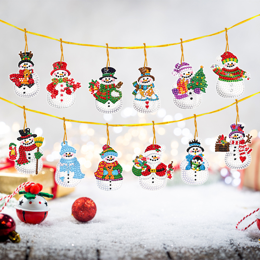Diamond Paintings Peripheral DIY Handmade Cartoon Hangings Diamond Paintings Christmas Wall Decorations Dot Diamond Decorative Stickers Diamond Paintings Can Be Distributed