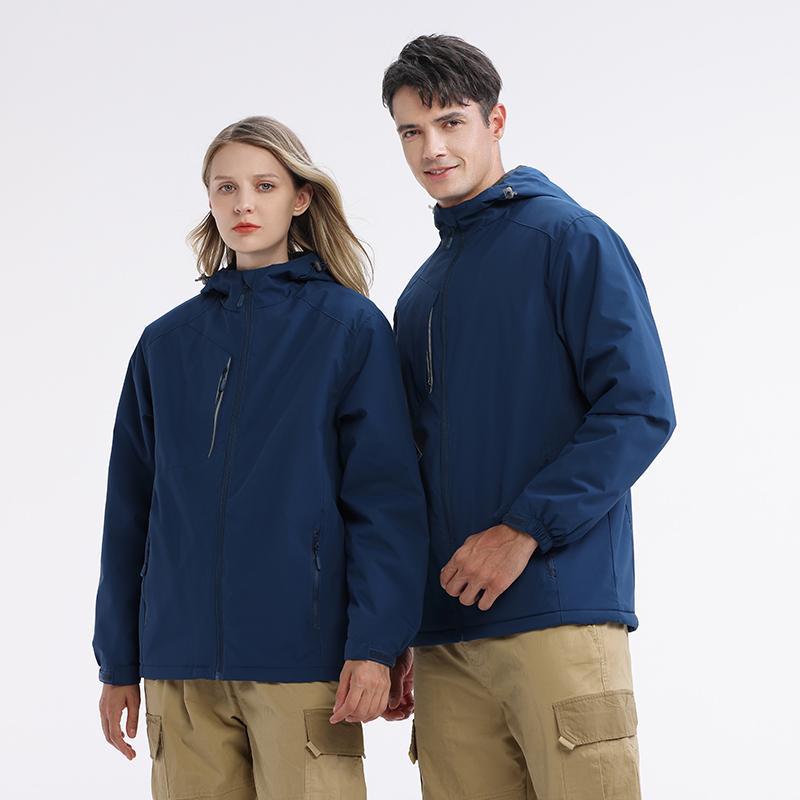 Jc-D11 All-In-One Velvet Windproof Sports Jacket for Outdoor Activities, Fashionable, Comfortable and Versatile, Light and Warm Jacket