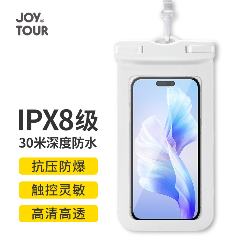 Picture of New swimming diving mobile phone waterproof bag PVC touch screen dustproof Waterproof mobile phone bag transparent mobile phone waterproof case