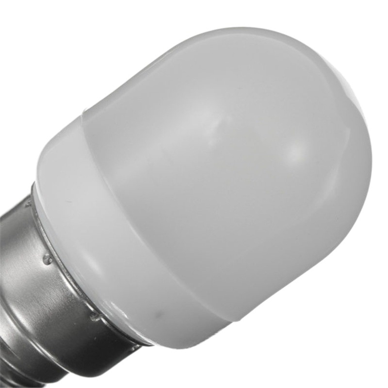 Led Mini Refrigerator Light E14 Small Screw 2W220V Milk White Cover High Quality T22 Light Bulb Led Indicator Energy Saving Light