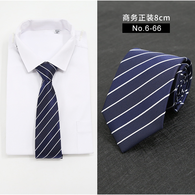 Picture of New Style Tie Men's Formal Business Casual Simple Style Solid Color Striped Arrow-Shaped Tie Manufacturer Ready Stock Wholesale