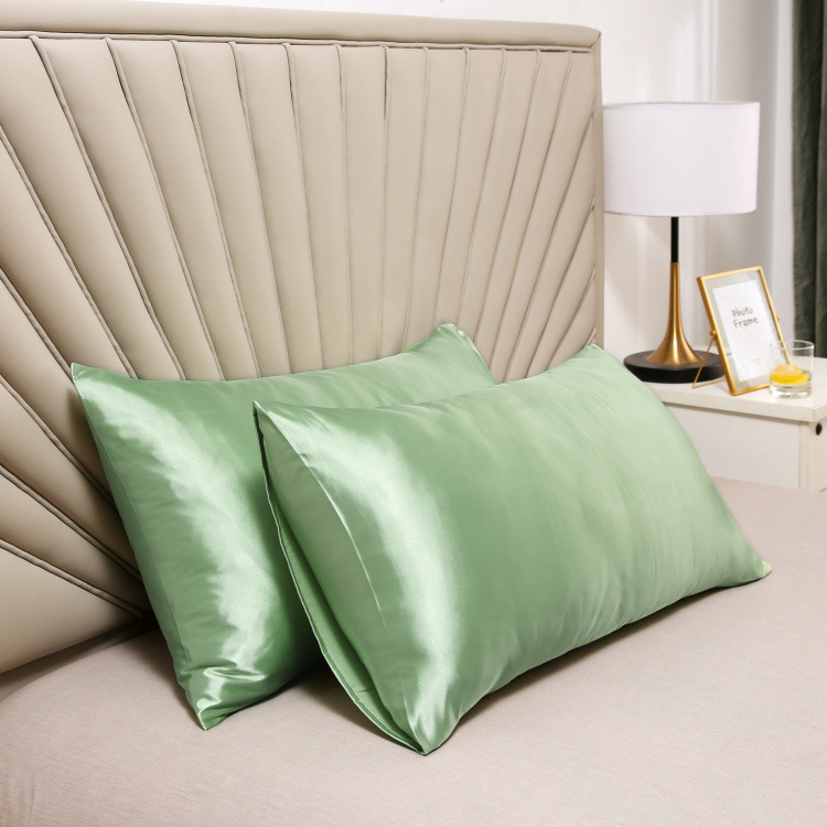 Picture of Factory Batch Cross-border AliExpress Silk Satin Ice Silk Satin pillowcase Single Imitation Silk pillowcase