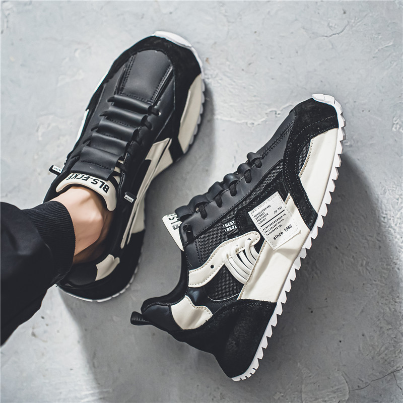 Picture of Spring Mesh Sole Sneakers 2025 New Color Matching Trbottomyy Elastic Band Footwear Breathable Casual Dad Men's Shoes