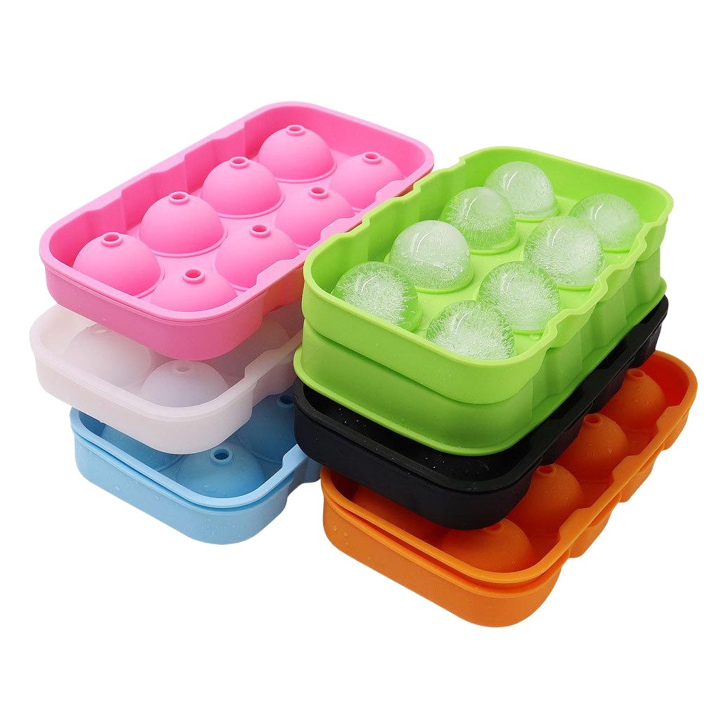 Picture of Amazon Direct Supply 8-hole Silicone Ice Ball Mold Cross-border Platinum Silicone Ice Block Mold Bar Round Ice Mold