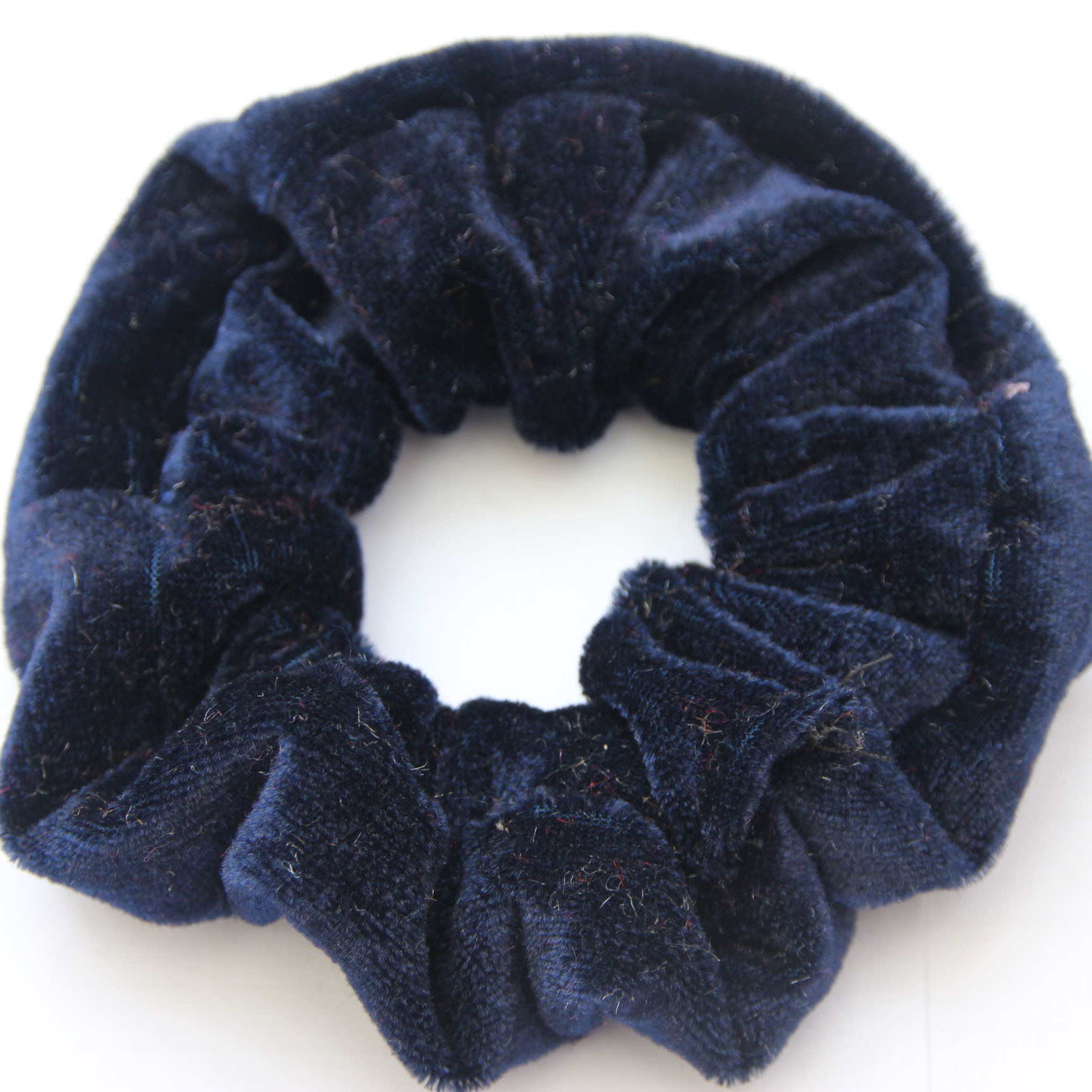 Picture of Amazon Gold Velvet Cloth Pig Intestine Hair Ring Velvet Mother Headband Grandma Jewelry Rubber Band Wholesale