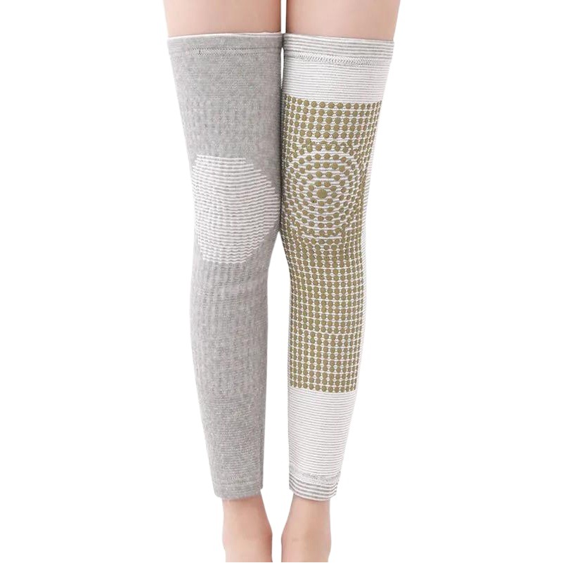 wormwood lengthened knee pads heating warm sports leg guards autumn and winter protective equipment cold running knee knee pads wholesale