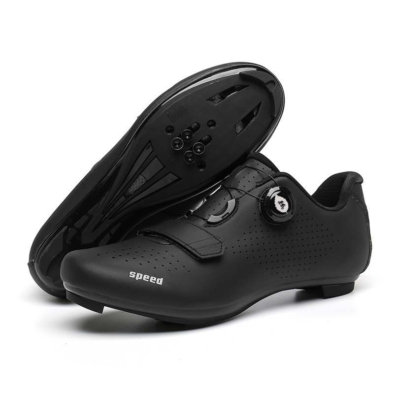 Cycling shoes cross-border locked cycling shoes Road outdoor power cycling shoes plus size Road Lock cycling shoes New