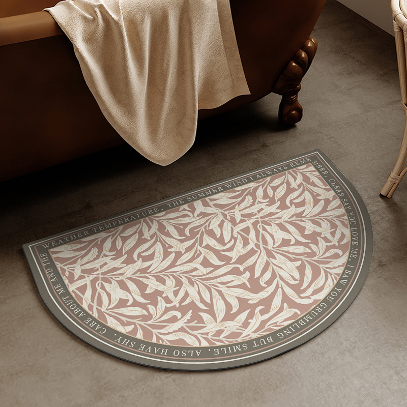 Picture of Diatom mud carpet vintage American floor mat bathroom door mat bedroom entrance mat bathroom kitchen entrance mat