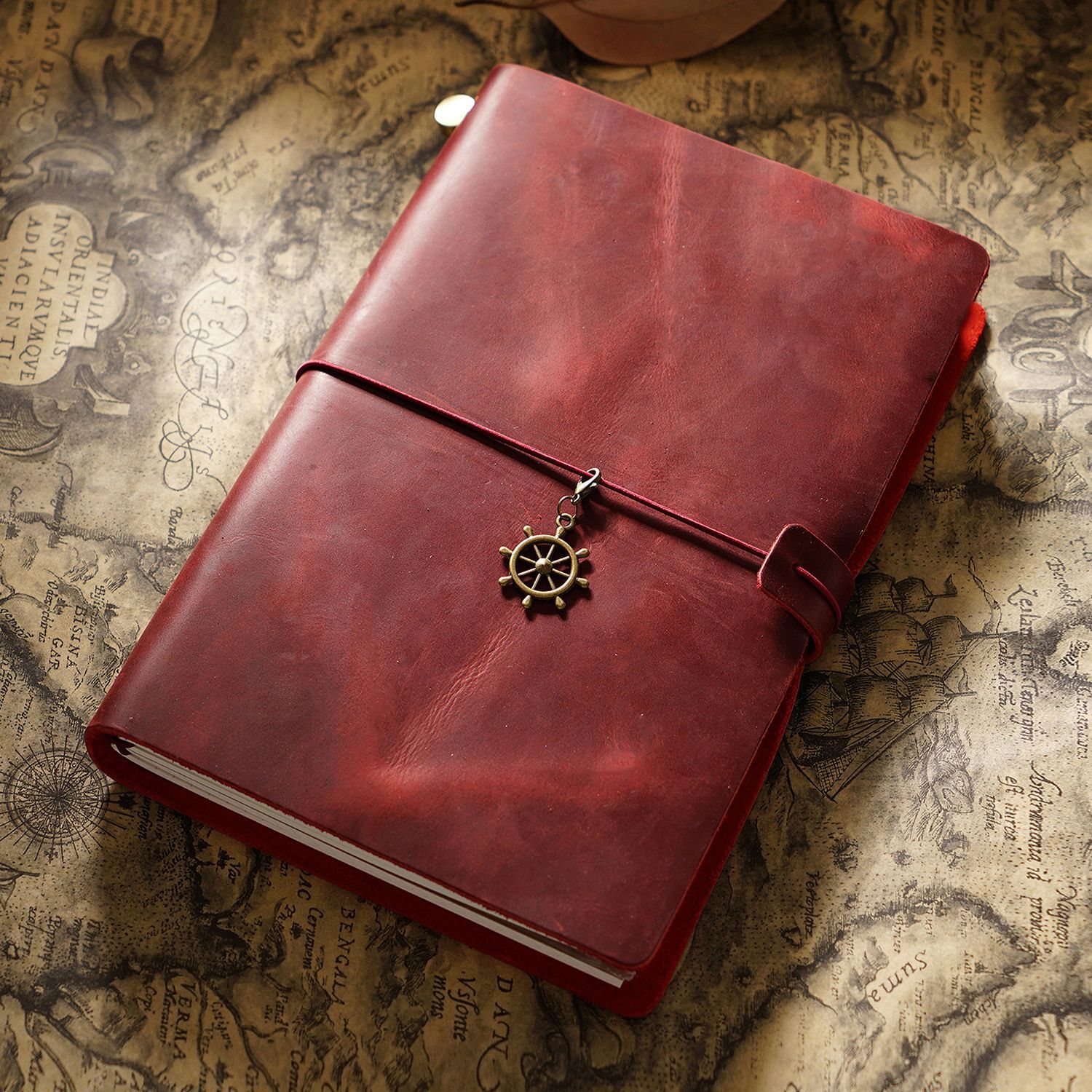 Picture of Travel Notebook Notebook Cowhide Genuine Leather Diary Retro Notepad Creative Record Tn Spot Wholesale