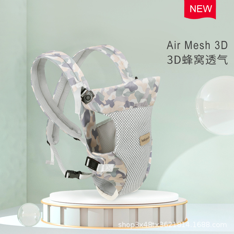 Picture of Strap Baby Baby Baby Baby Go Out Simple Front and Back Dual-Use Newborn Front Hug Horizontal Hug Waist Stool Back Baby Artifact Summer