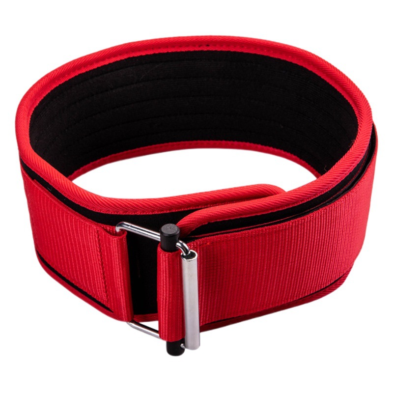 Cross-Border Sports Weightlifting Belt Self-Locking Buckle Eva Blue Fitness Belt Deadlift Protective Gear Powerlifting Training
