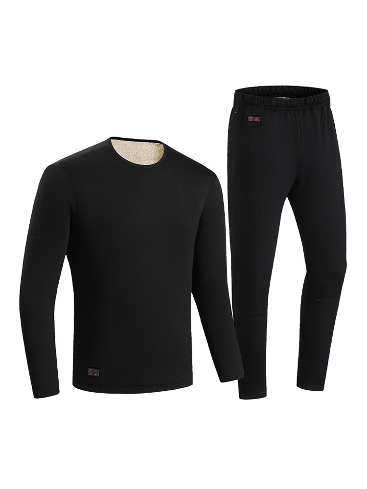 Picture of Winter cross-border smart 18 area USB constant temperature heating thermal underwear Lovers Electric pants cold suit