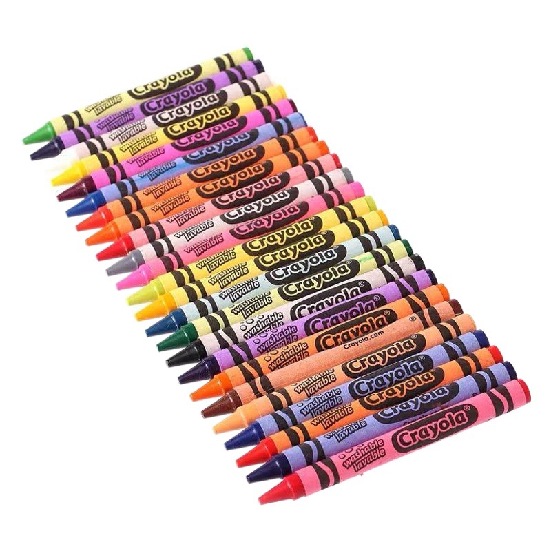 Huerle Crayola boxed washable 24-color crayons color children's brushes crayons 52-6924 wholesale