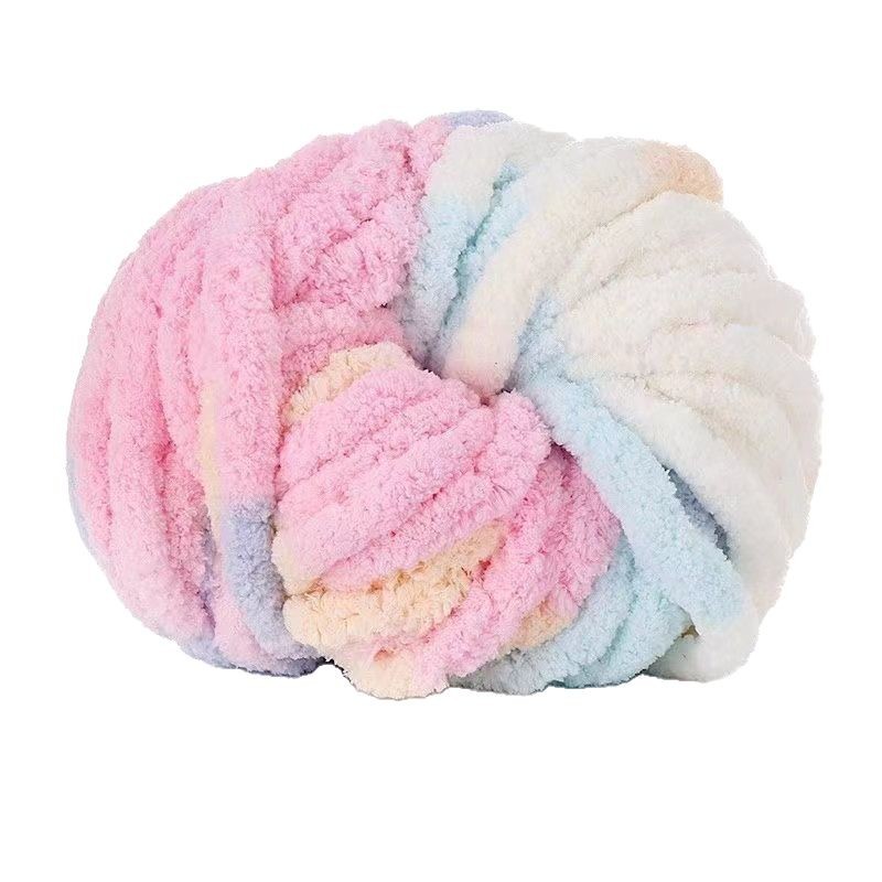 Picture of Extra Thick Ice Stick Cat Tail Thread Wholesale Sausage Wool Handmade DIY Cushion Blanket Cat Nest Big Tree Sweater Decoration