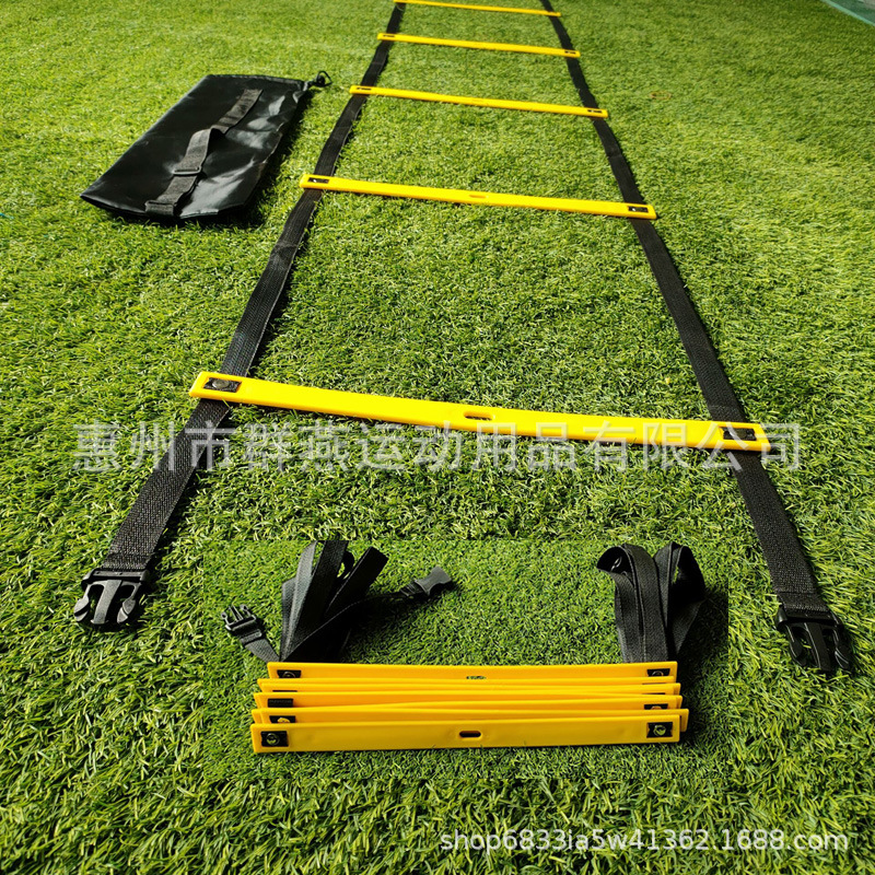 Picture of Agile ladder fixed rope ladder step training ladder jump grid sensitive ladder manufacturers wholesale football training rope ladder