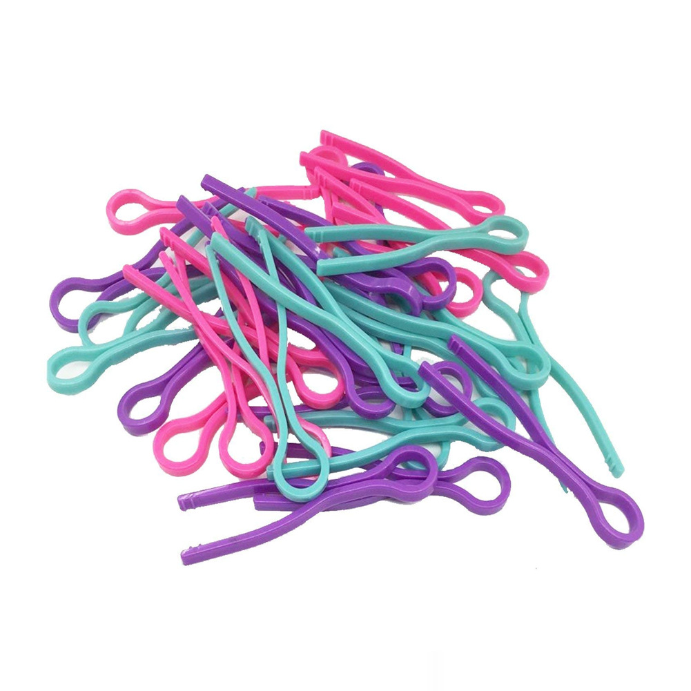 Picture of Bobbin Clip Quality Plastic Bobbin Sewing Thread Clip to Prevent Thread from Falling Off Colorful Mixed Colorful Fixed Colorful Packaging