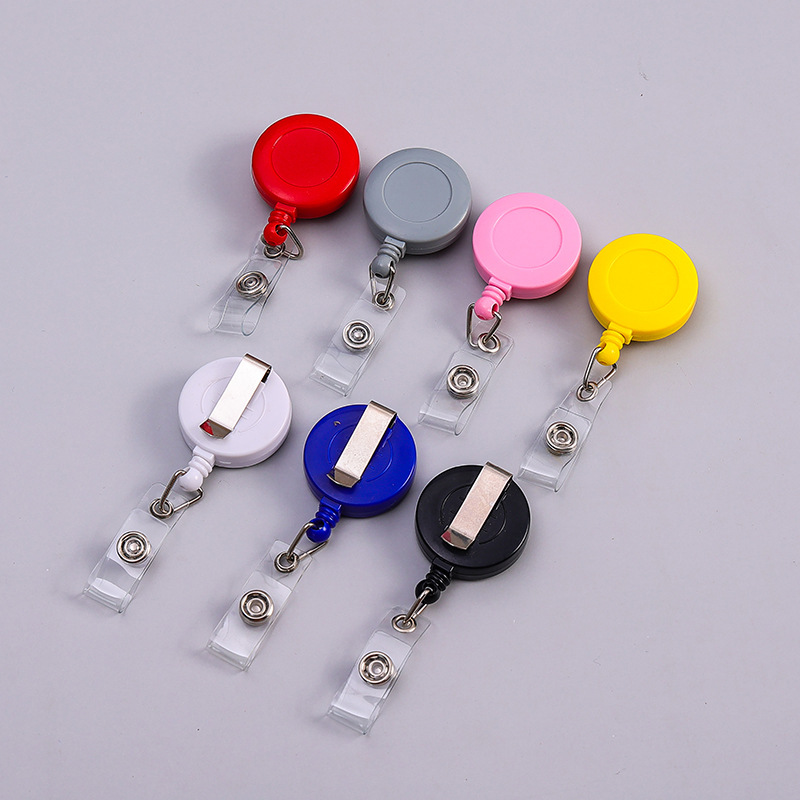Picture of Sliding cover card push card ABS plastic cartoon tag student card cover work card badge cover chest card wholesale fixed