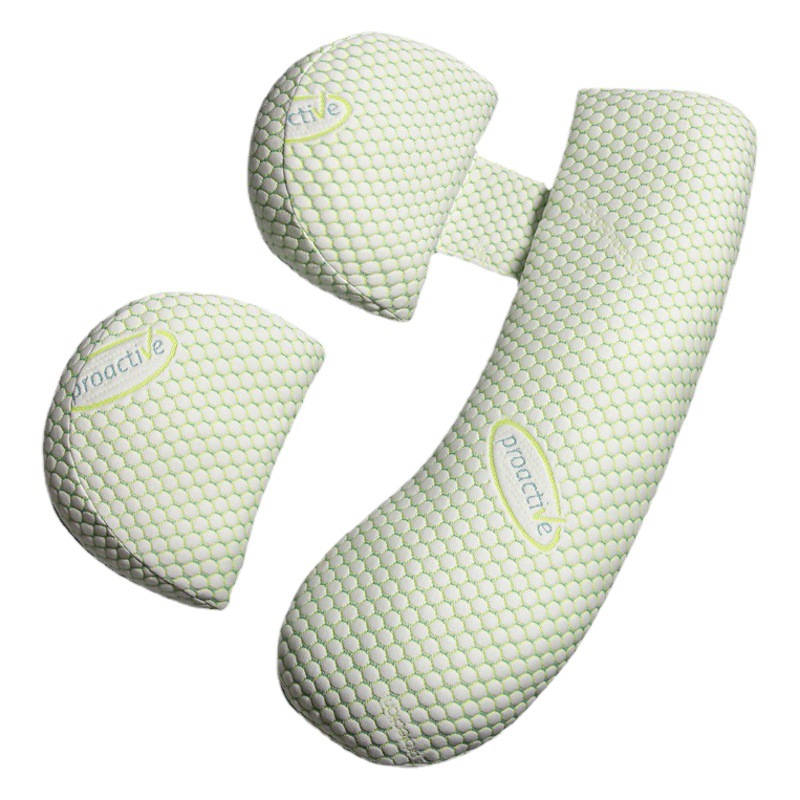 Cross-border Pregnant Women Pillow Waist Protection Side Sleeping Pillow Belly Sleeping Side Sleeping Pillow Nursing Pillow U-shaped Waist Back Pillow Summer