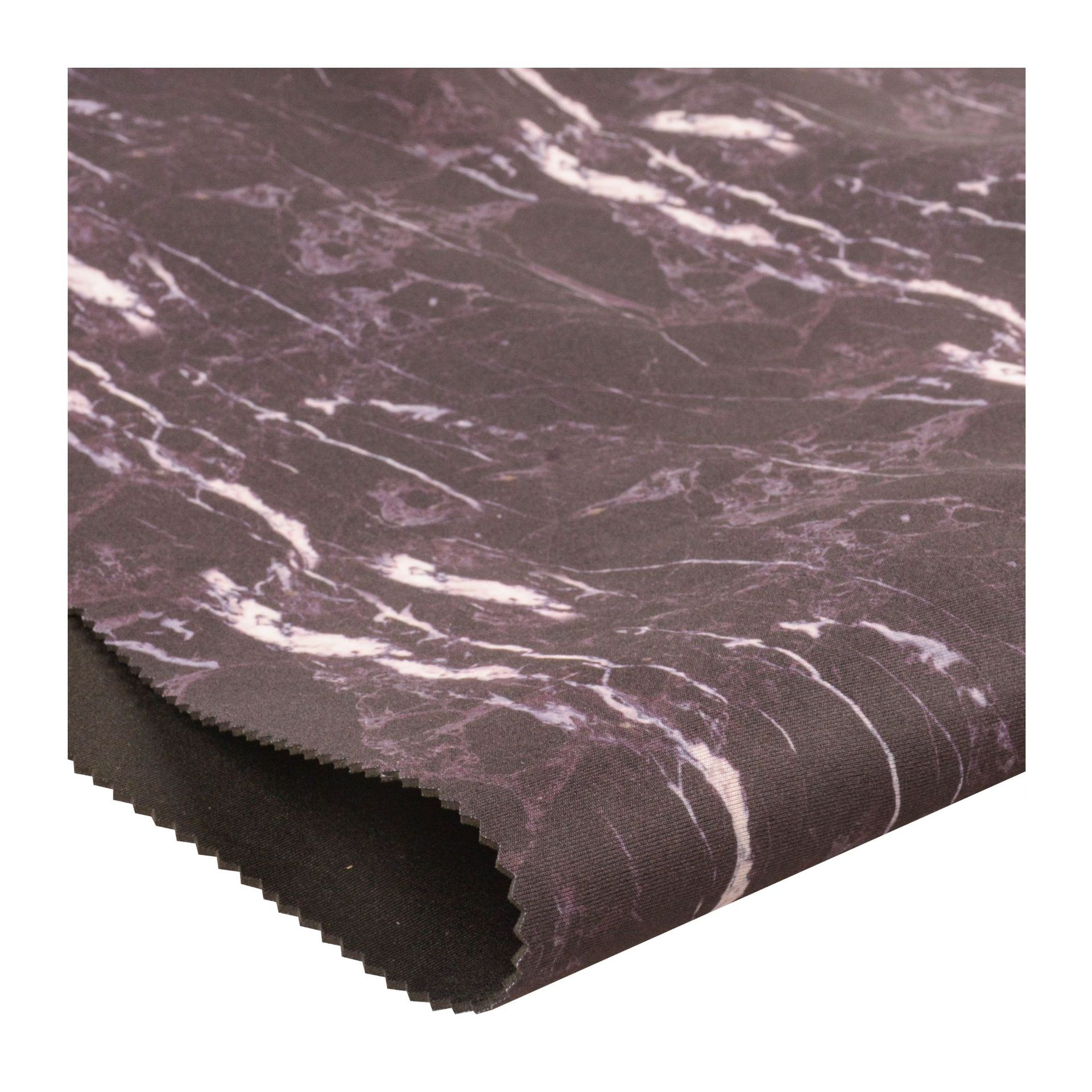 Picture of Manufacturer diving material digital printing marbling diving cloth composite SBR neoprene liner bag fabric