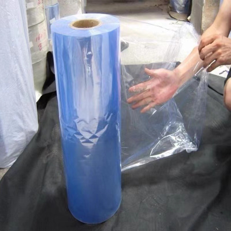 Customized pvc Heat Shrinkable film large size pof Heat Shrinkable film fold-over film Heat Shrinkable bag plastic film roll film environmental protection transparent