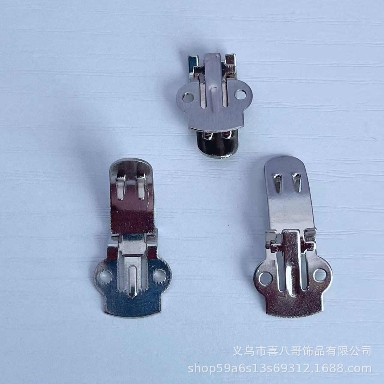 Picture of Metal Shoe Clips DIY Detachable Shoe Flower Clips High Heel Shoe Buckles Jewelry Base Fixed Buckle Wholesale