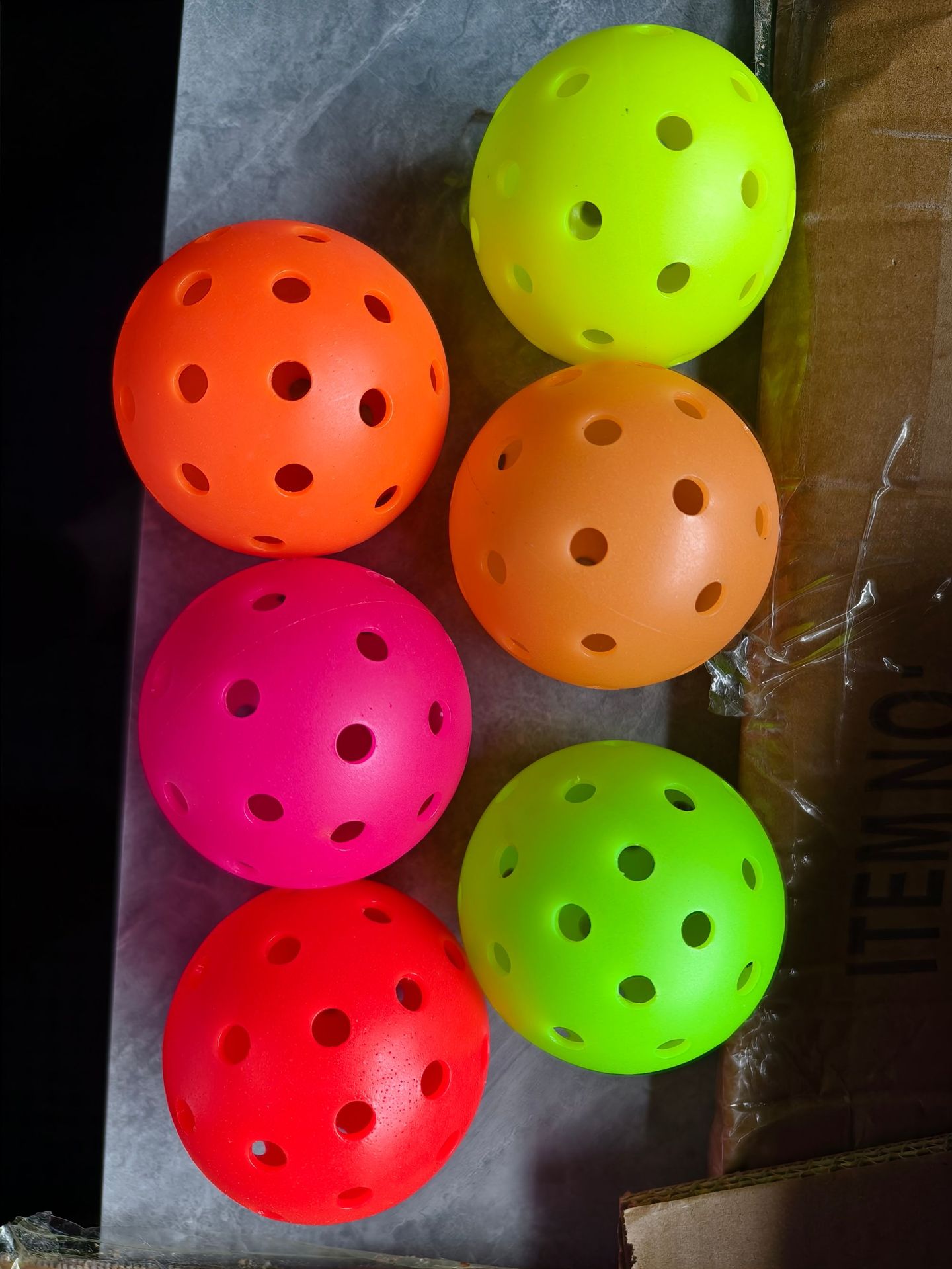 Picture of Peak ball pickleball outdoor 40 holes, integrated molding, usapa specification, support logoDIY