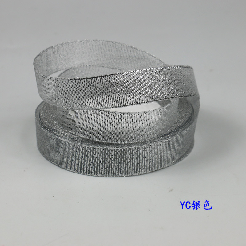 Picture of Gold and Silver Onion Ribbon Cake Packaging Ribbon Colorful Onion Ribbon Baked Cake Flower Tie Bow DIY Accessories Ribbon