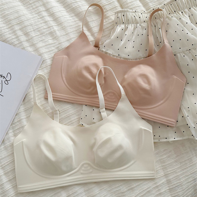 Invisible Paper Tablet Underwear for People's Chest and Small Summer Women's Thin Upper Collocable Parm Soft Support Traceless Bra