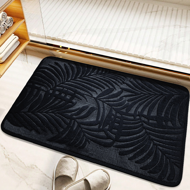 Picture of Cross-border e-commerce memory cotton toilet floor mat bathroom absorbent non-slip mat living room bedroom kitchen home carpet