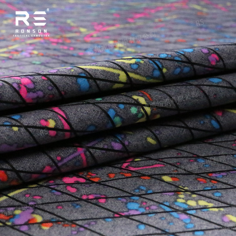 Picture of Splash stars camouflage 500D nylon X-PAC composite rhombus fabric waterproof outdoor lightweight fabric