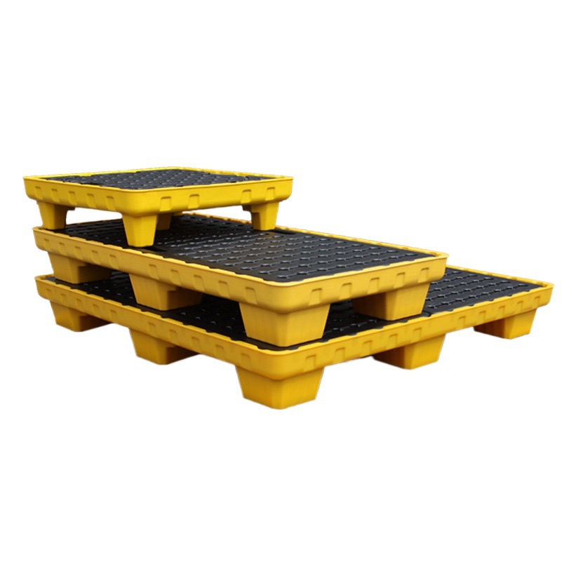 Leak-proof Forklift Tray Oil Barrel Leak-proof Tray Chemical Leak-proof Tray Two Barrels Double Barrel Leak Tray