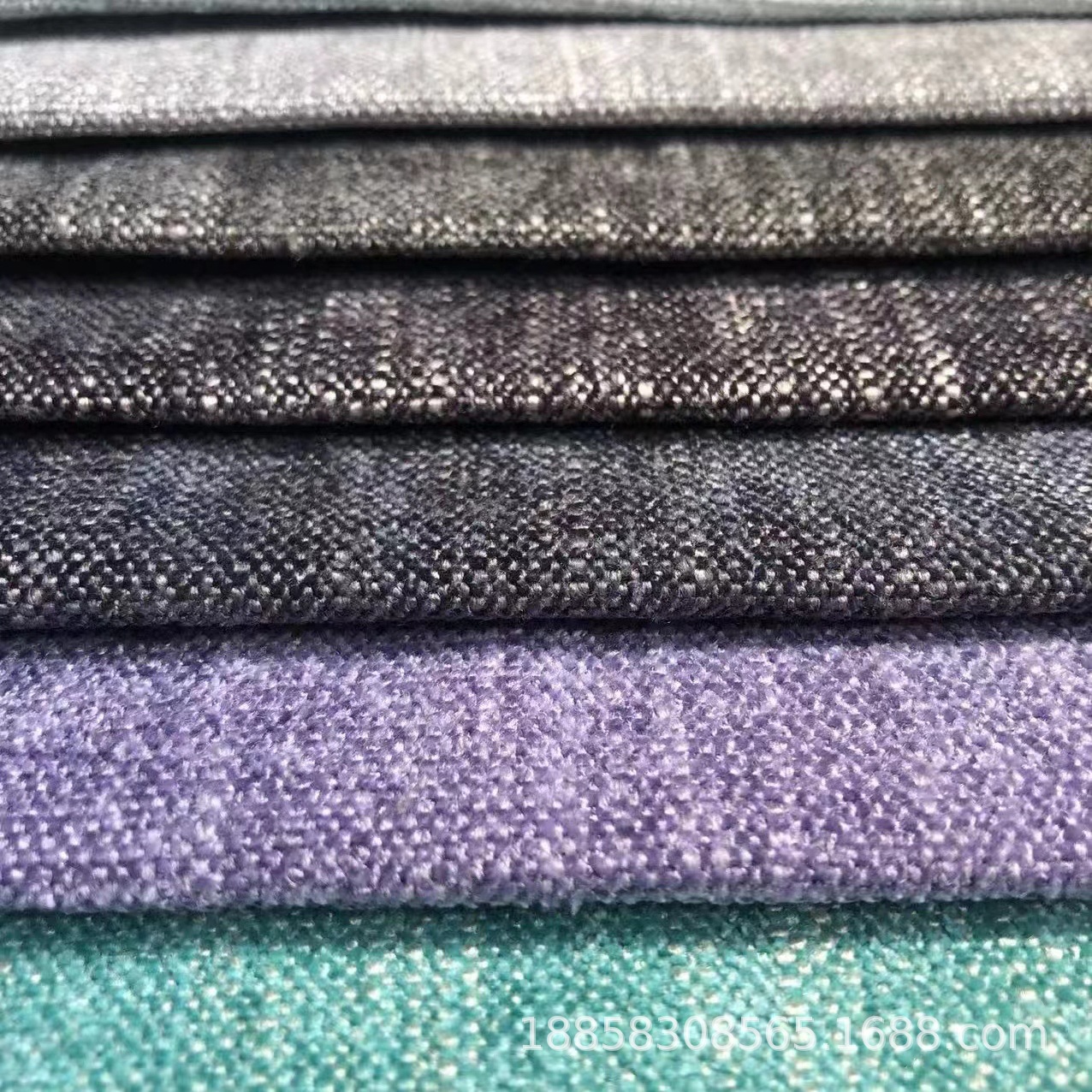 Factory spot wholesale thickened wear-resistant chenille plain sand release chenille imitation linen sofa fabric