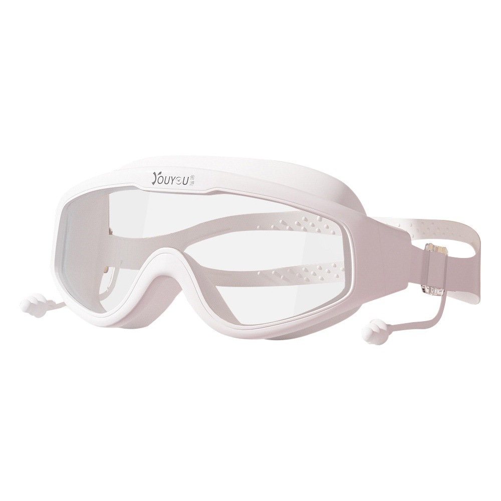 Swimming Goggles Women Waterproof Anti-fog HD Large Frame Swimming Glasses Women Professional Diving Swimming Cap Swimming Equipment suit