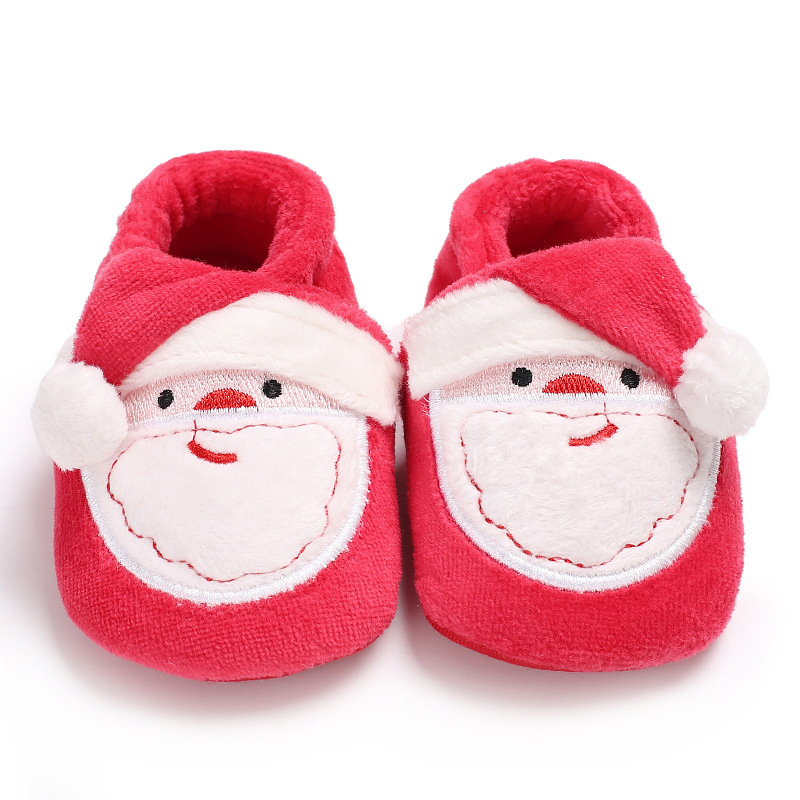 Picture of Christmas baby shoes baby shoes soft sole shoes baby shoes one-piece delivery