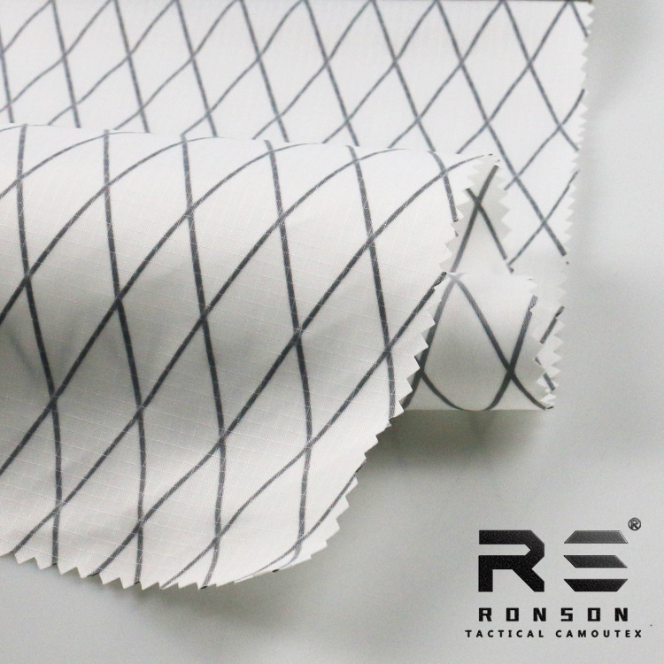 Picture of Rongsheng Red Plaid 210D Nylon X-PAC High Strength Composite Lightweight Outdoor Fabric Waterproof Tear Resistance