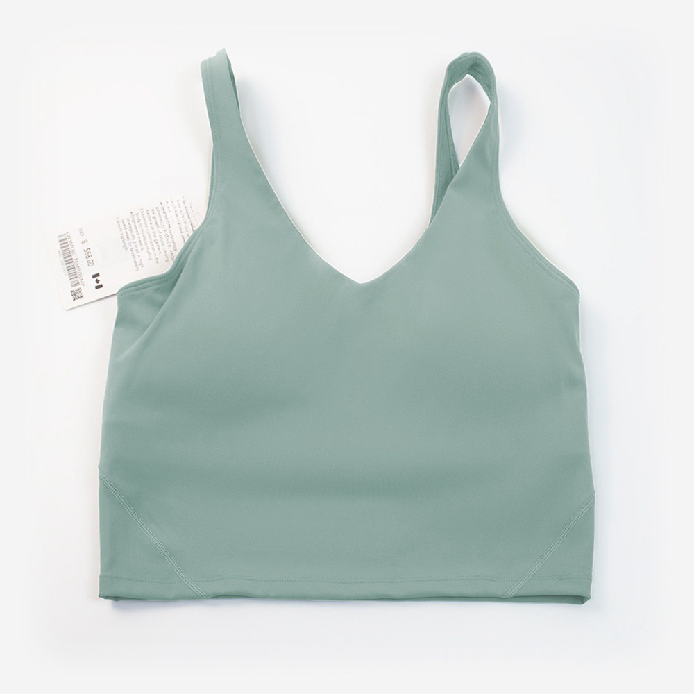 Picture of New Style Yoga Clothing Nylon Naked Tight-fit Sports Bra Women's Bra All-match Fitness Beauty Back Underwear Vest Gather-up