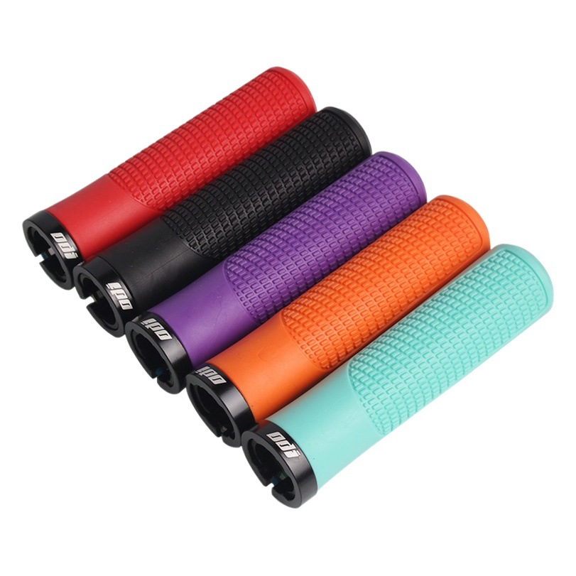 American ODI rubber grip mountain bike grip lockable non-slip shock absorbing dead flying folding bike riding grip