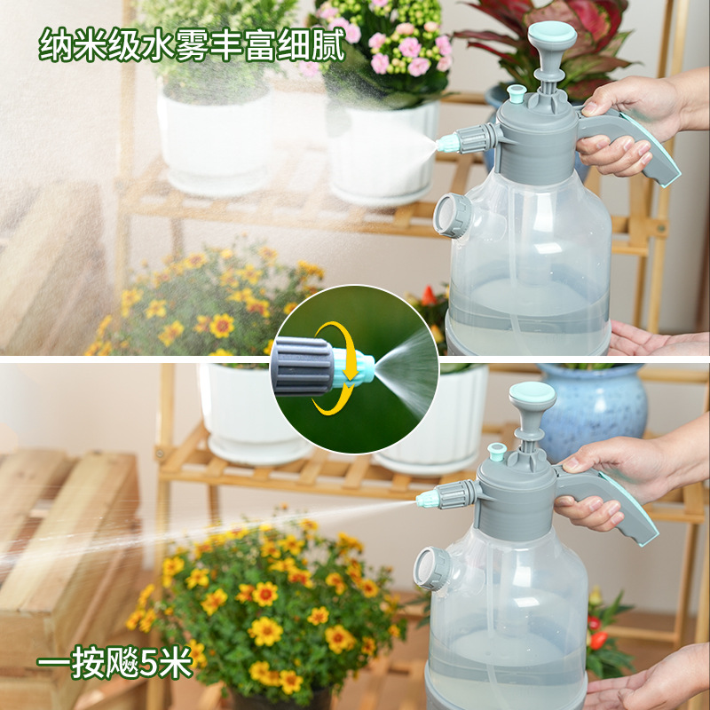 Airuidun Air Pressure Sprayer Watering Can for Home Use, Watering Flowers, Cleaning, Watering Can with Pressure, Foaming Watering Can