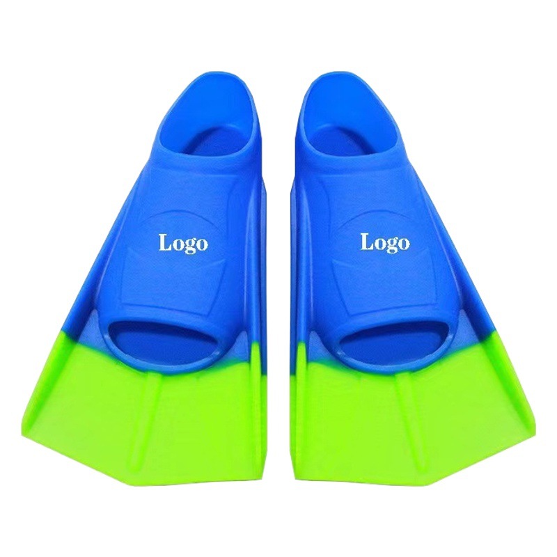 Hot sale professional training freestyle silicone frog shoes short flippers adult children flippers frog shoes manufacturers wholesale