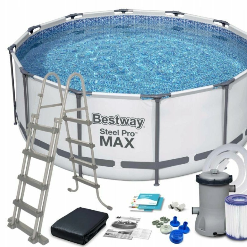 Thickened Mesh Round Adult Bracket Pool Outdoor Large Children's Bracket Pool Fish Pond Family Swimming Pool
