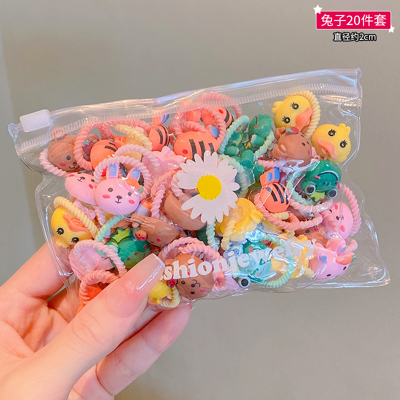 Picture of Children's rubber band does not hurt hair, good elasticity, Girl's rubber band, baby's hair rope, small size tie hair, hair ring, hair accessories