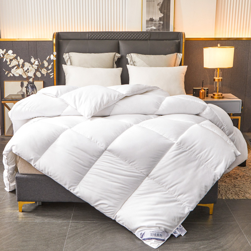 genuine goods Feather Velvet Quilt Spring and Autumn Quilt Thickened Gift Winter Quilt Down Quilt Cold-proof Warm Thick Quilt for Student Dormitory