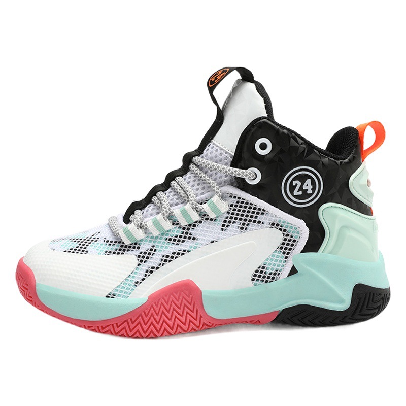 Children's basketball shoes Spring and Autumn New CUHK children's training and competition sneakers Boys and Girls High mesh sneakers