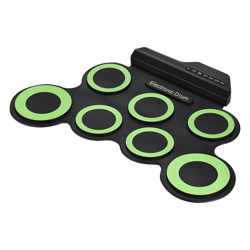 Hand roll electronic drum percussion instrument portable silicone hand roll drum set jazz drum USB electronic drum wholesale cross-border