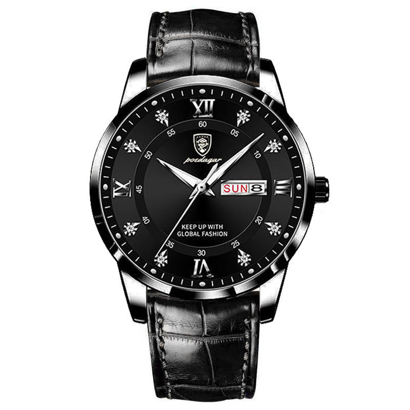 Picture of Baidagee New Waterproof Luminous Double Calendar Men's Watch Ultra-thin Quartz Watch Live AliExpress Explosions